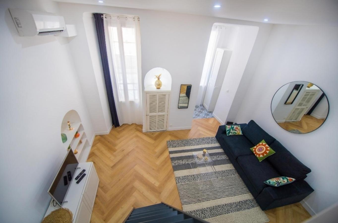 Studio Elegant 4 Couchages Front De Mer Clim Parking Privatif Wifi Nice Exteriör bild
