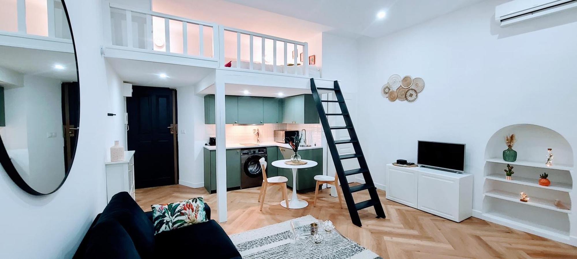 Studio Elegant 4 Couchages Front De Mer Clim Parking Privatif Wifi Nice Exteriör bild
